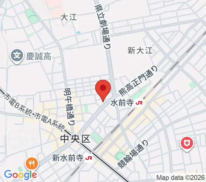 大谷楽器 大江教室の地図