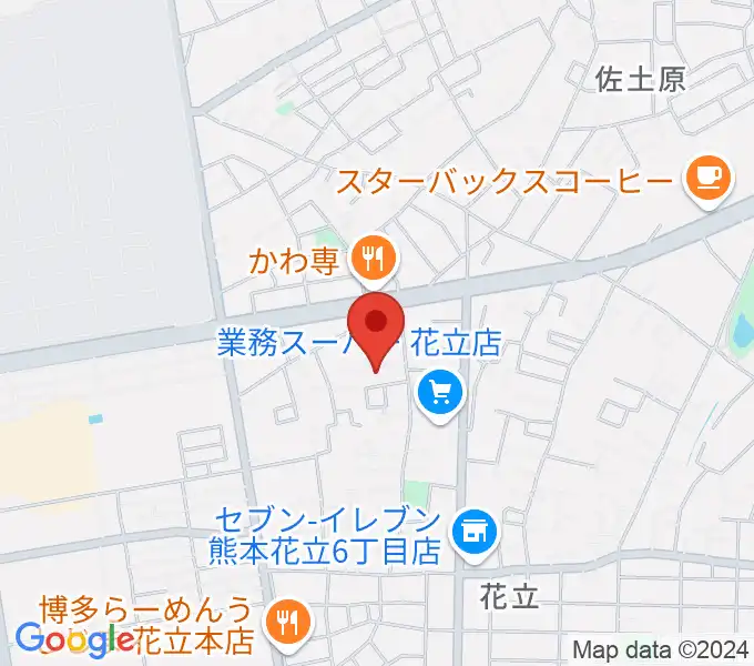 大谷楽器 はなたて教室の地図