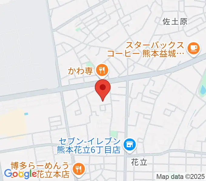 大谷楽器 はなたて教室の地図