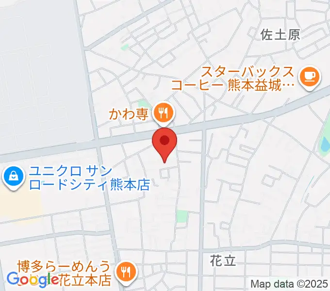 大谷楽器 はなたて教室の地図