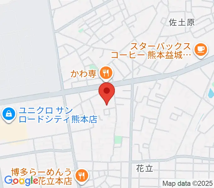 大谷楽器 はなたて教室の地図