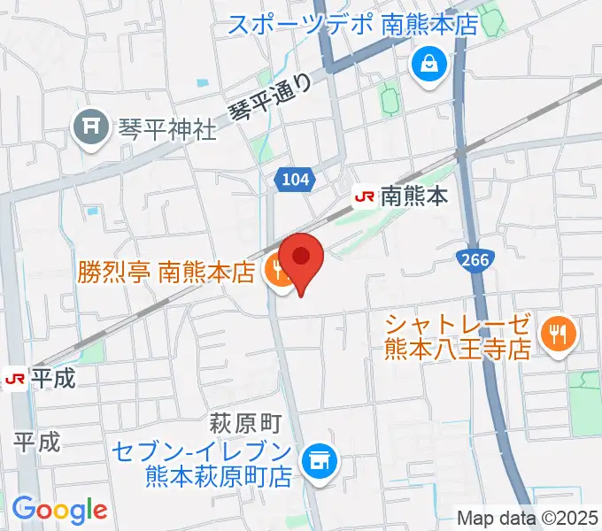 大谷楽器 南熊本教室の地図