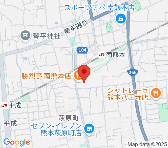 大谷楽器 南熊本教室の地図