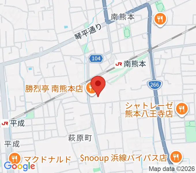 大谷楽器 南熊本教室の地図