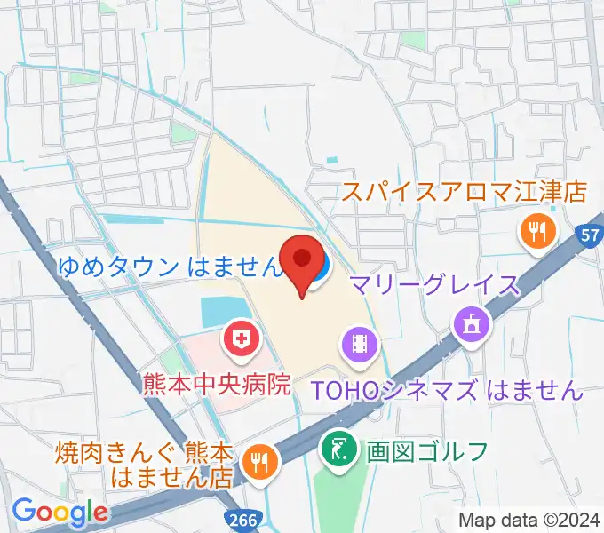 大谷楽器 はません教室の地図