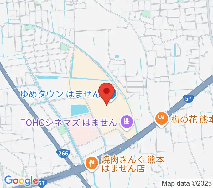 大谷楽器 はません教室の地図