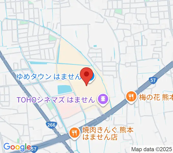 大谷楽器 はません教室の地図