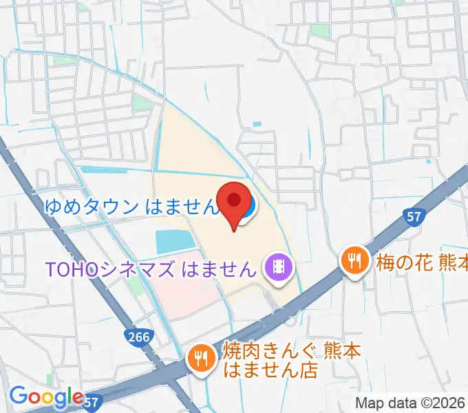 大谷楽器 はません教室の地図