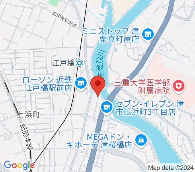 津あけぼの座の地図