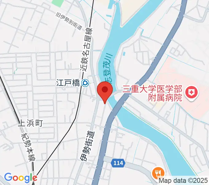 津あけぼの座の地図