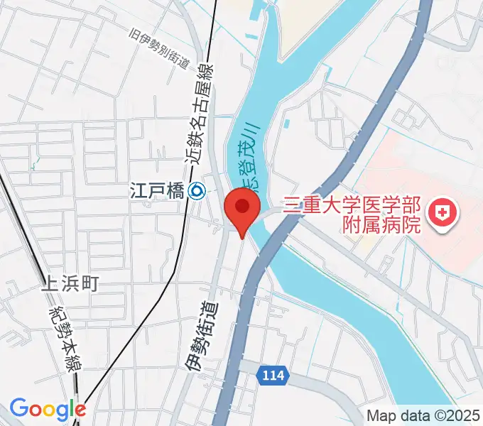 津あけぼの座の地図