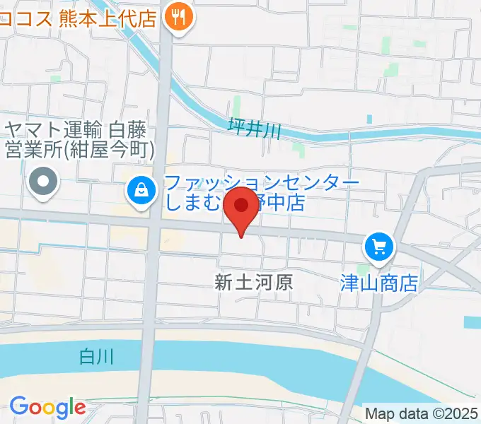 大谷楽器 新土河原教室の地図