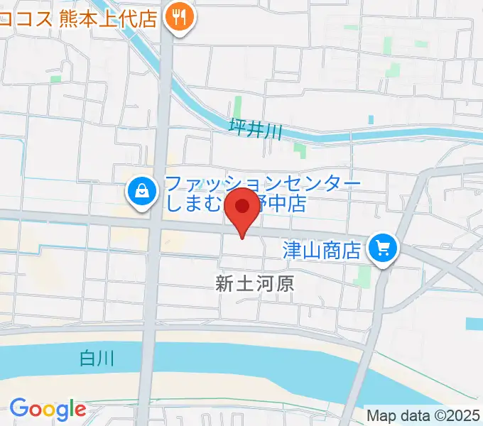 大谷楽器 新土河原教室の地図