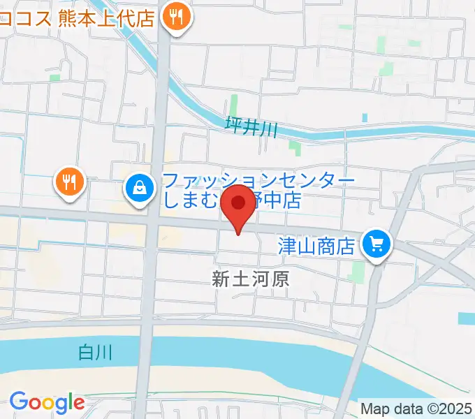 大谷楽器 新土河原教室の地図