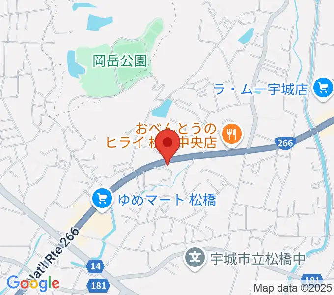 大谷楽器 松橋教室の地図