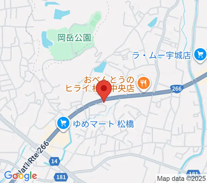 大谷楽器 松橋教室の地図