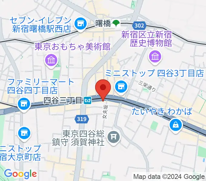 四谷ロータスの地図