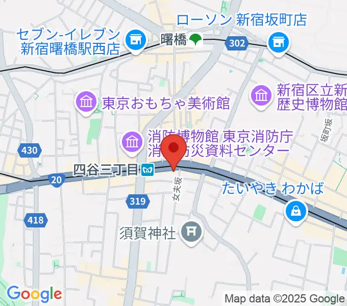 四谷ロータスの地図