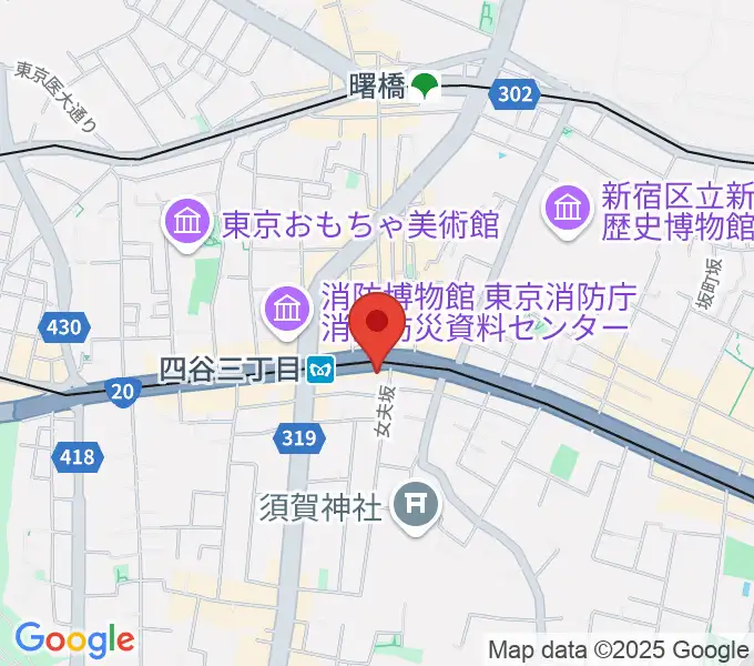 四谷ロータスの地図
