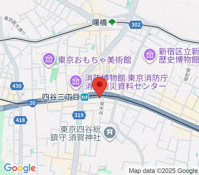 四谷ロータスの地図