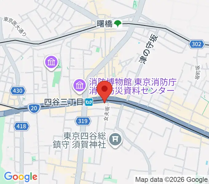 四谷ロータスの地図