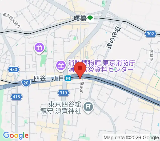 四谷ロータスの地図