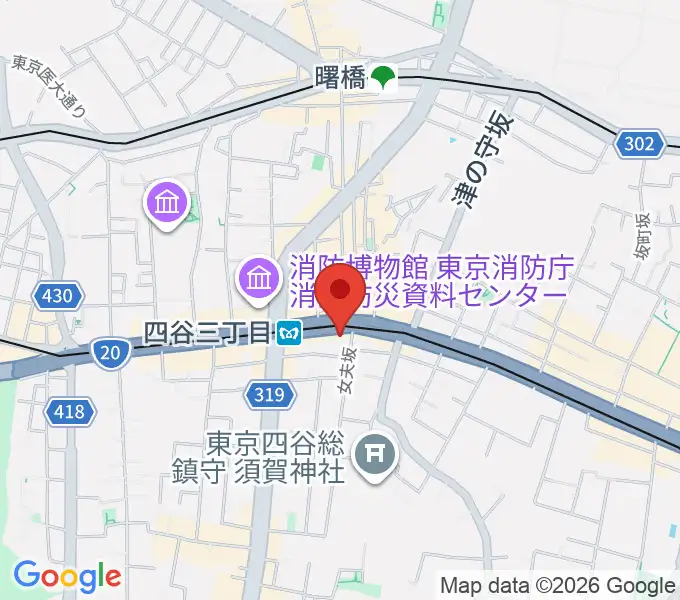 四谷ロータスの地図