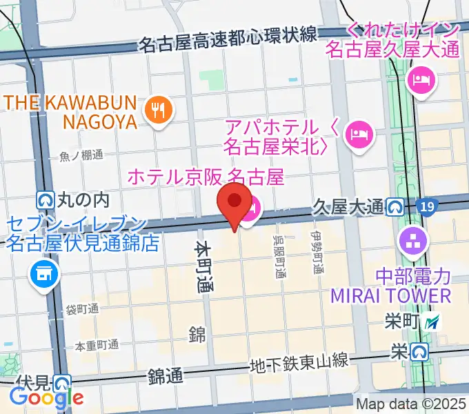 名古屋サンホセの地図