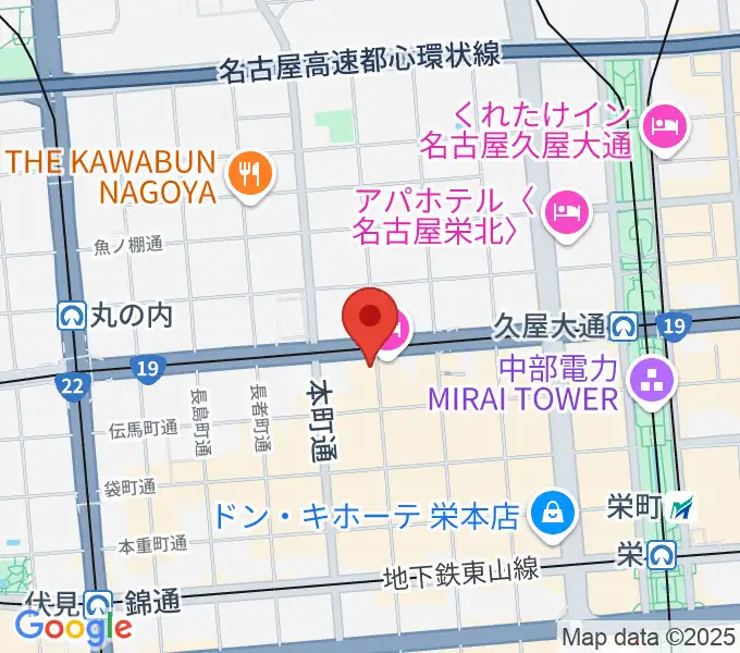 名古屋サンホセの地図