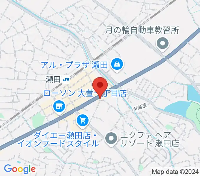 ロマン楽器 瀬田ショップの地図