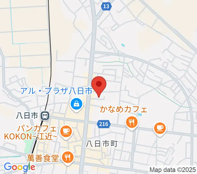 昭和堂楽器 八日市センター教室の地図