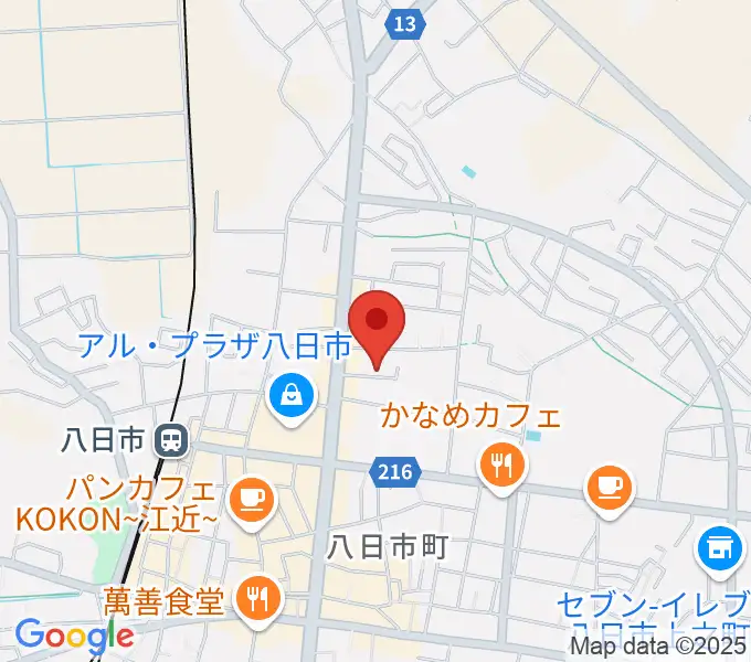 昭和堂楽器の地図