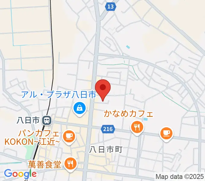 昭和堂楽器の地図
