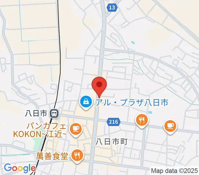 昭和堂楽器の地図
