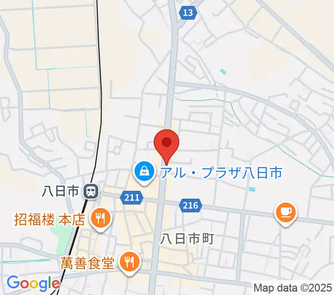 昭和堂楽器の地図