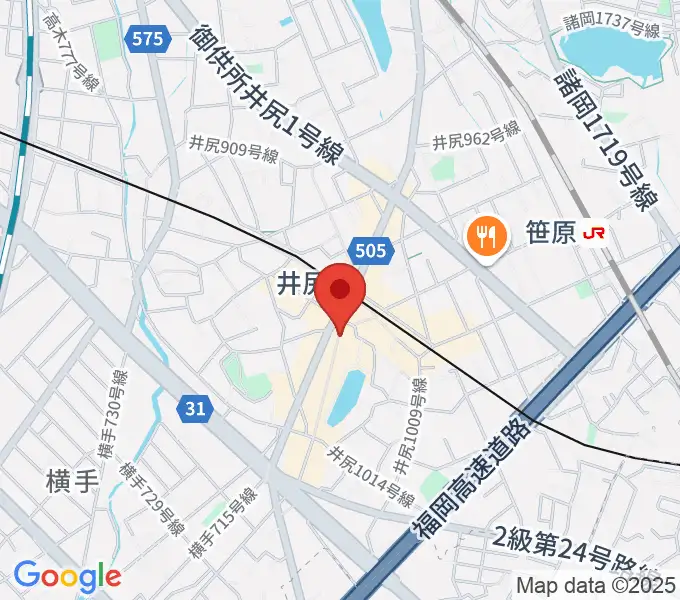 フカノ楽器店 井尻ピアノ教室の地図