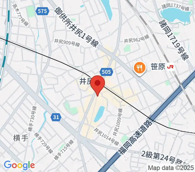 フカノ楽器店 井尻ピアノ教室の地図