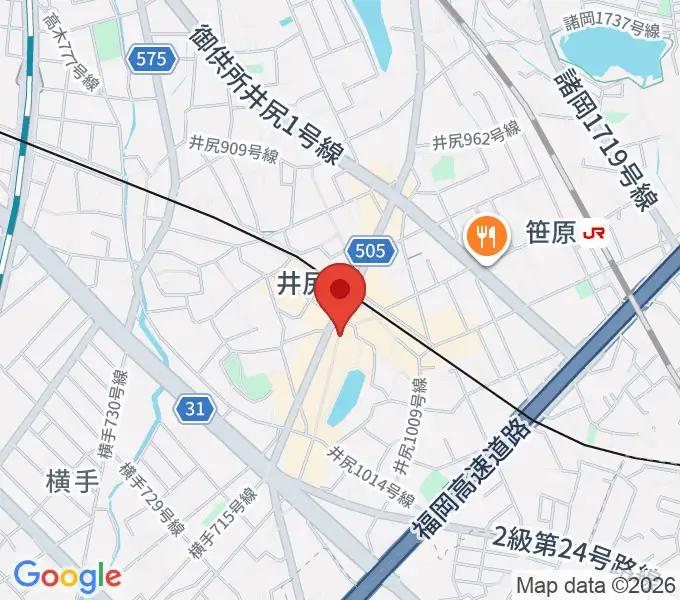 フカノ楽器店 井尻ピアノ教室の地図