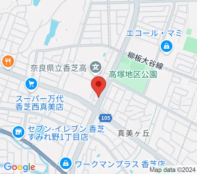 天理楽器 香芝店の地図