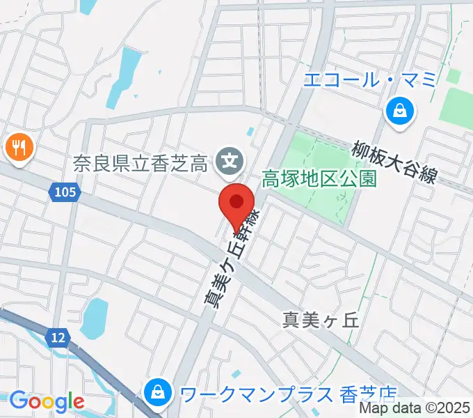 天理楽器 香芝店の地図