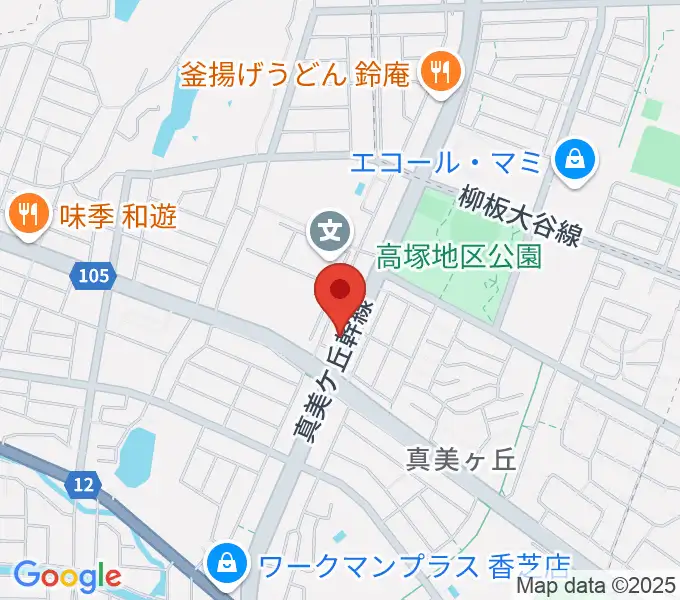 天理楽器 香芝店の地図