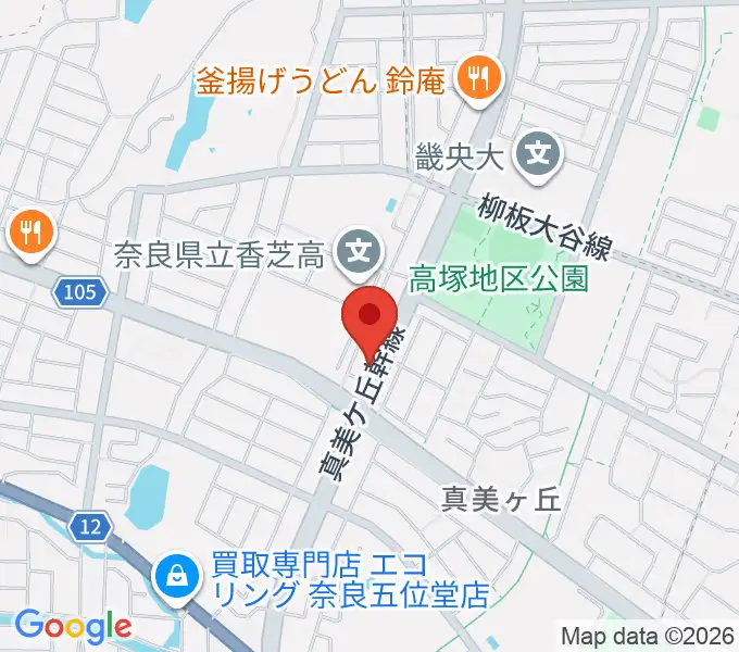 天理楽器 香芝店の地図