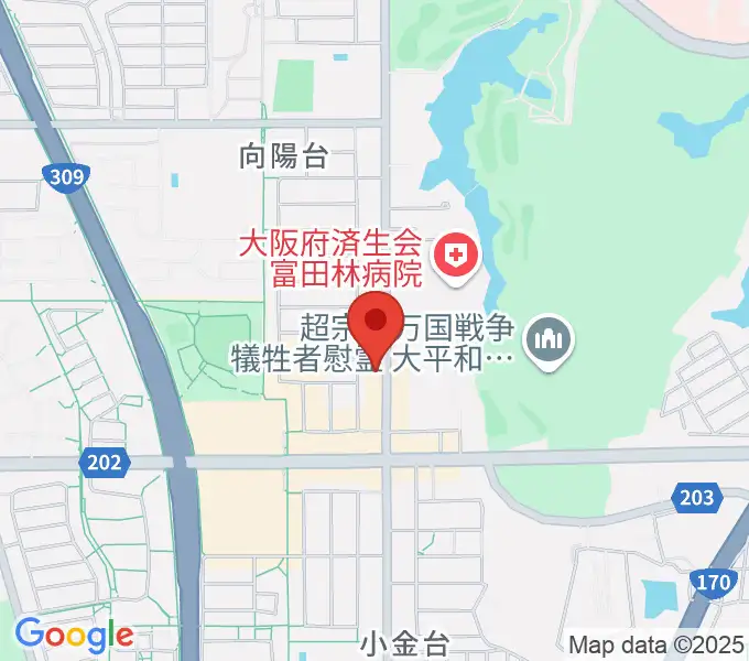 天理楽器 富田林店の地図