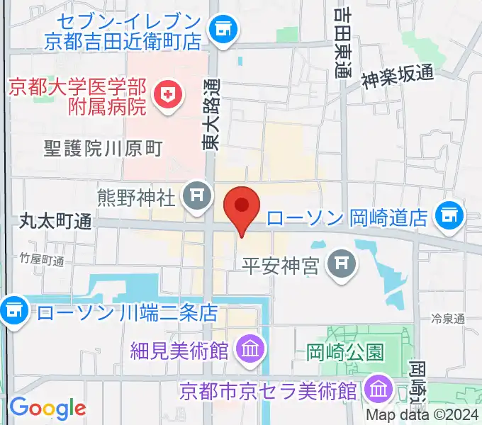 ジャズスポットヤマトヤの地図