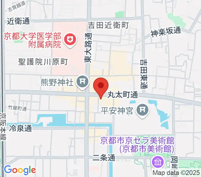 ジャズスポットヤマトヤの地図