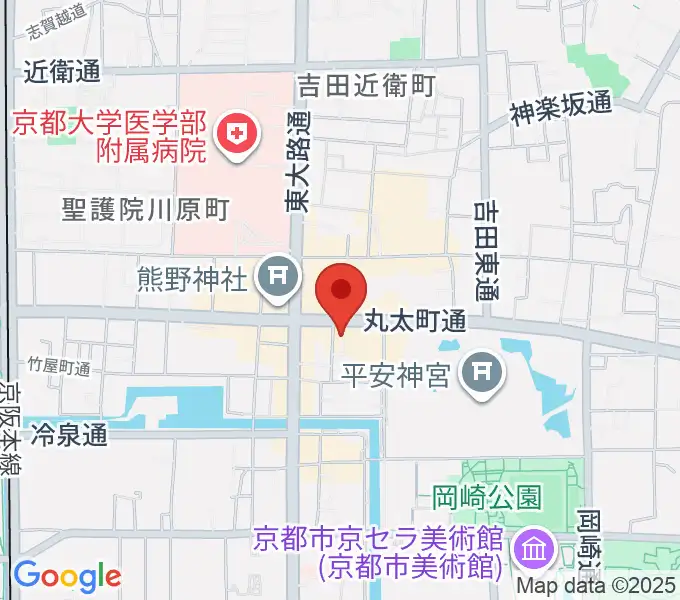 ジャズスポットヤマトヤの地図