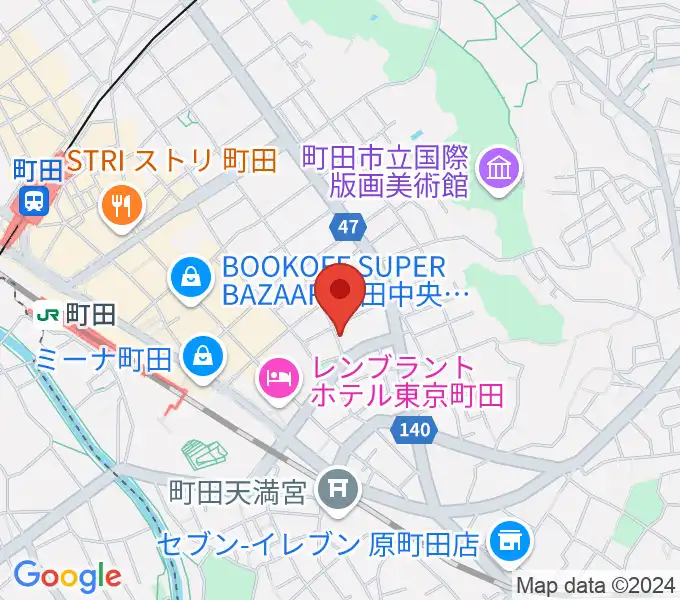 町田ミュージックサロンフォーボイスの地図