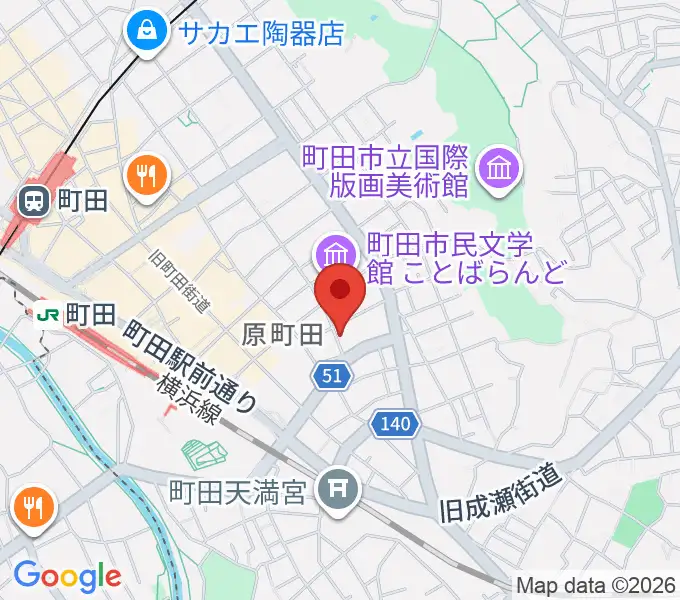 町田ミュージックサロンフォーボイスの地図