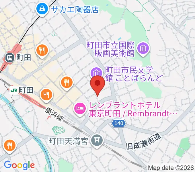 町田ミュージックサロンフォーボイスの地図