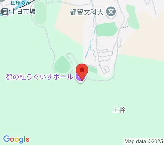 都の杜うぐいすホールの地図